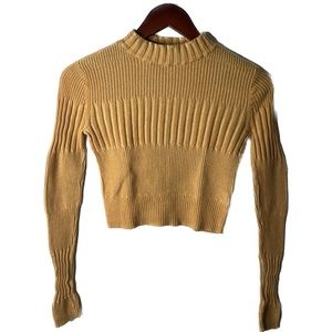 AMERICAN EAGLE YELLOW SWEATER C14